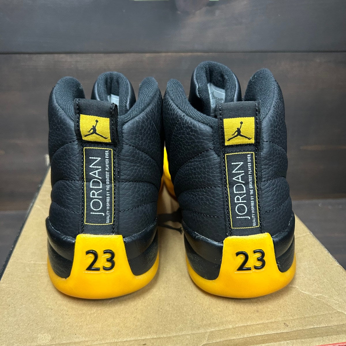 Jordan 12 Retro Black University Gold - Image 5