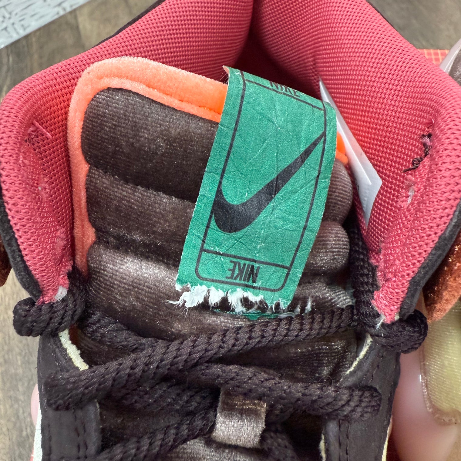 Social Status Free Lunch Chocolate Milk Dunk Mid (USED)