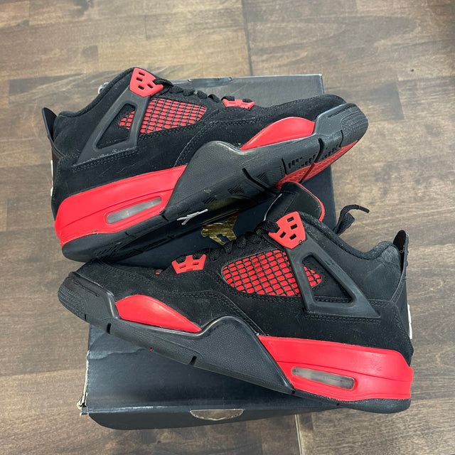 (GS) Red Thunder Jordan 4 (USED,No Box)