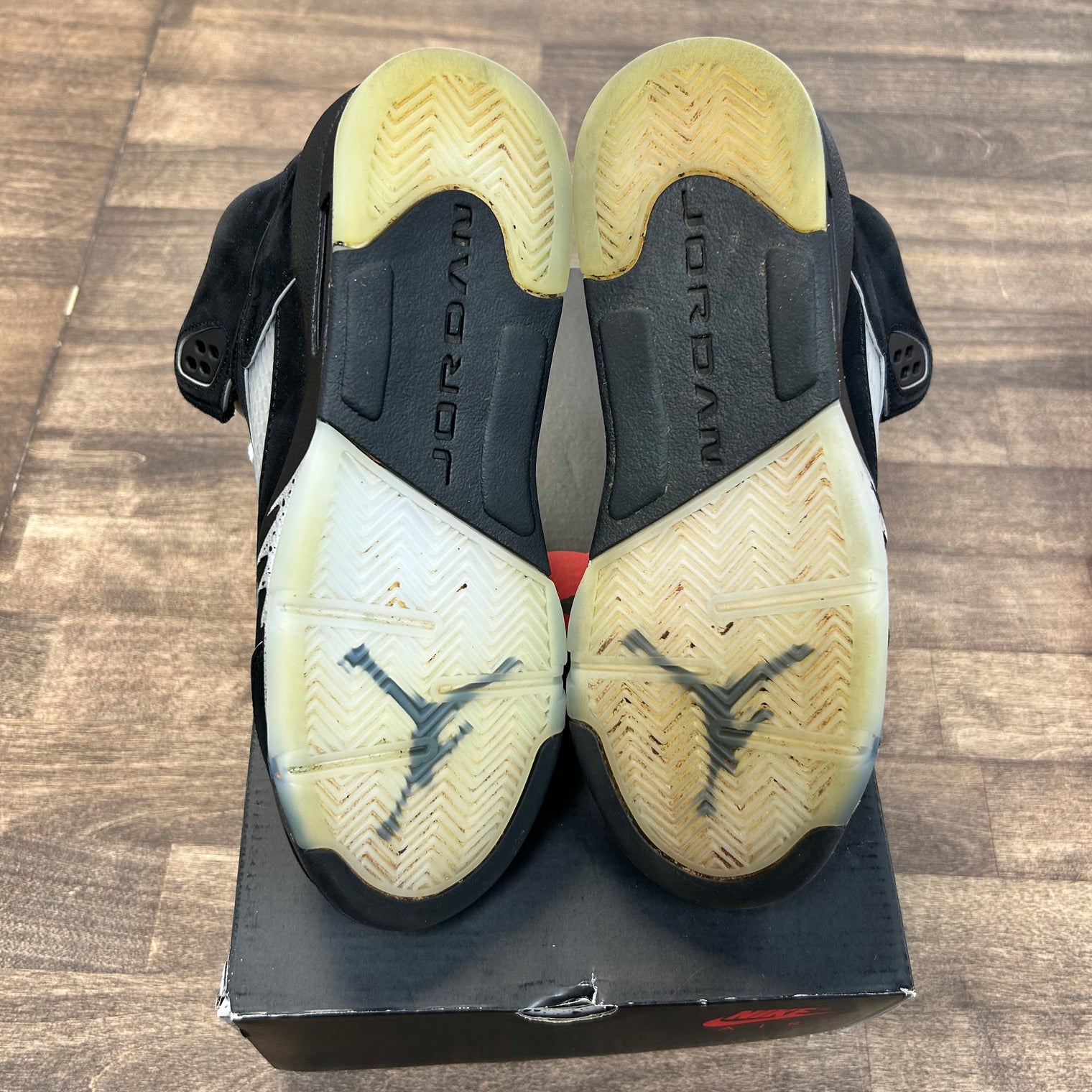 Black Metallic Reimagined Jordan 5 (GS) (USED)