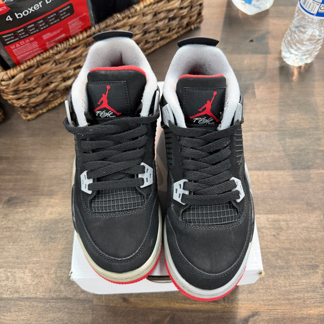 Bred Jordan 4 (2019) (GS) (USED, No Box)