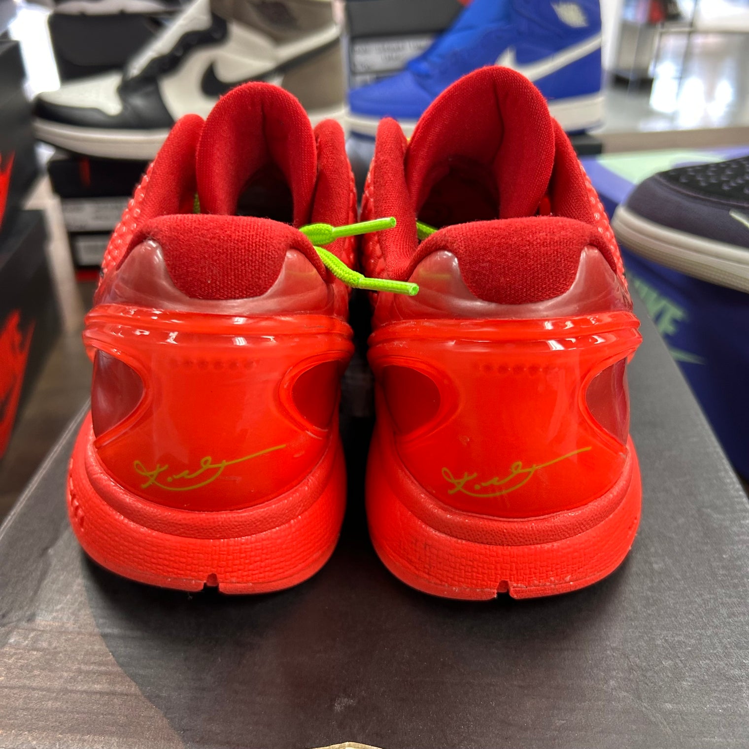 Reverse Grinch Nike Kobe 6 Protro (USED, Replacement Box)