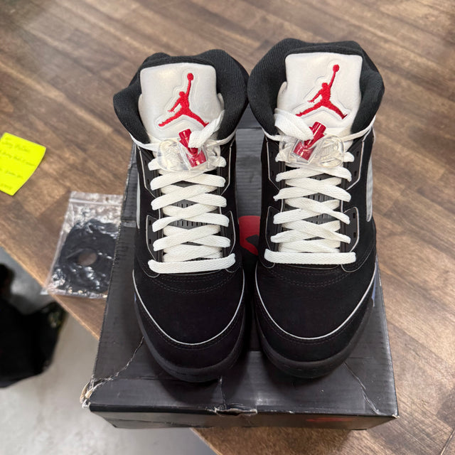 (GS) Black Metallic Jordan 5 Reimagined (Lightly Worn)