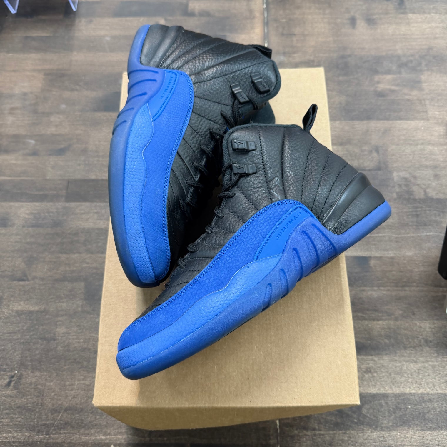 Black Game Royal Jordan 12 (GS) (USED, No Box)