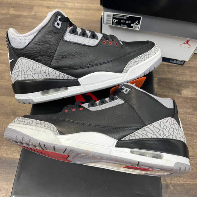 Black Cement Jordan 3 (2024) (USED)