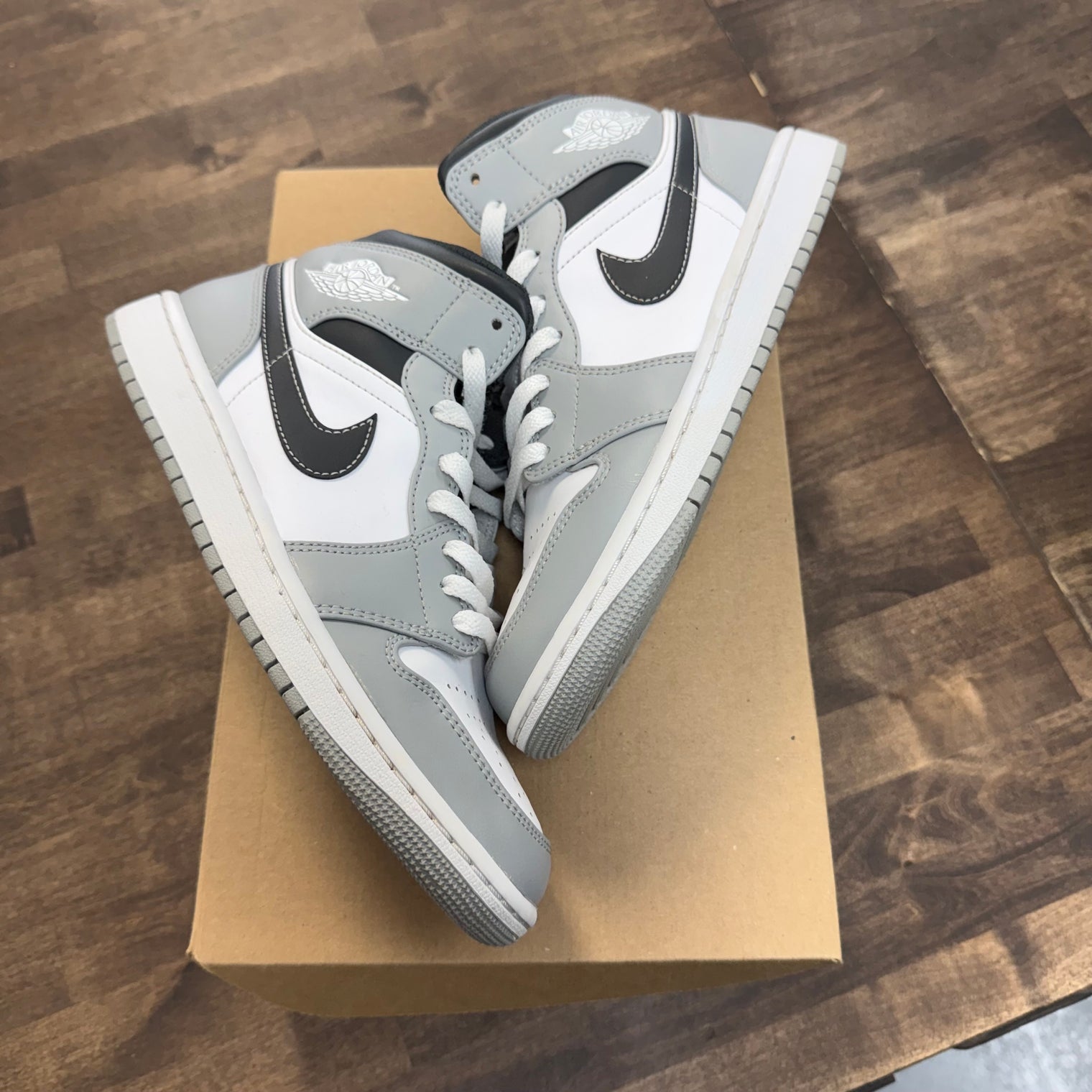 Air Jordan 1 Mid Smoke Grey (Used, No Box)