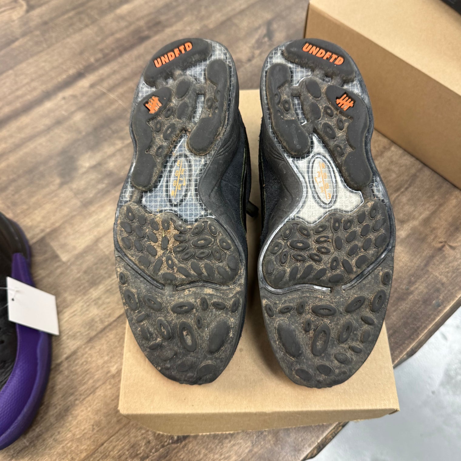 Nike Air Zoom Spiridon Undefeated Cargo Khaki (US 7.5) (USED, No Box)