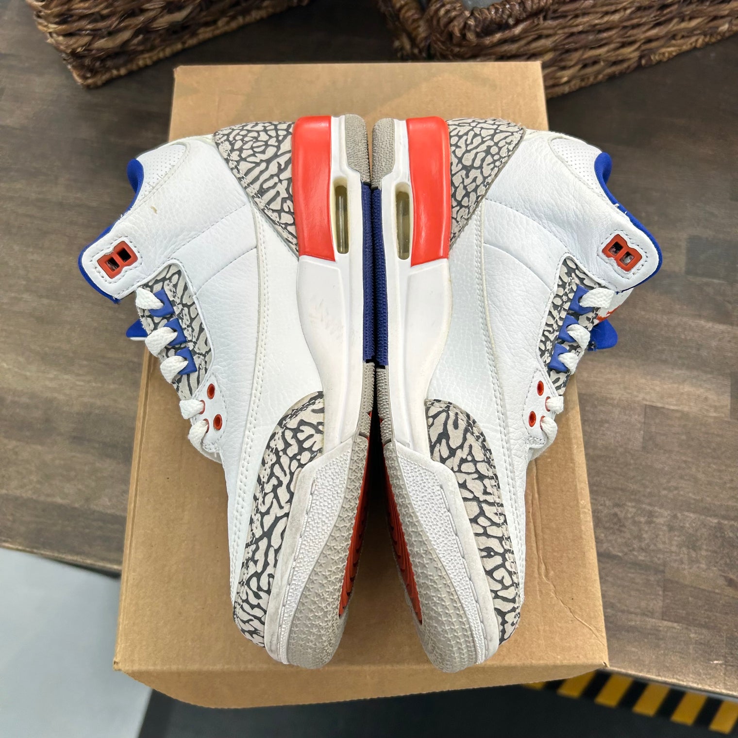(GS) Knicks Jordan 3 Retro (USED, No Box)
