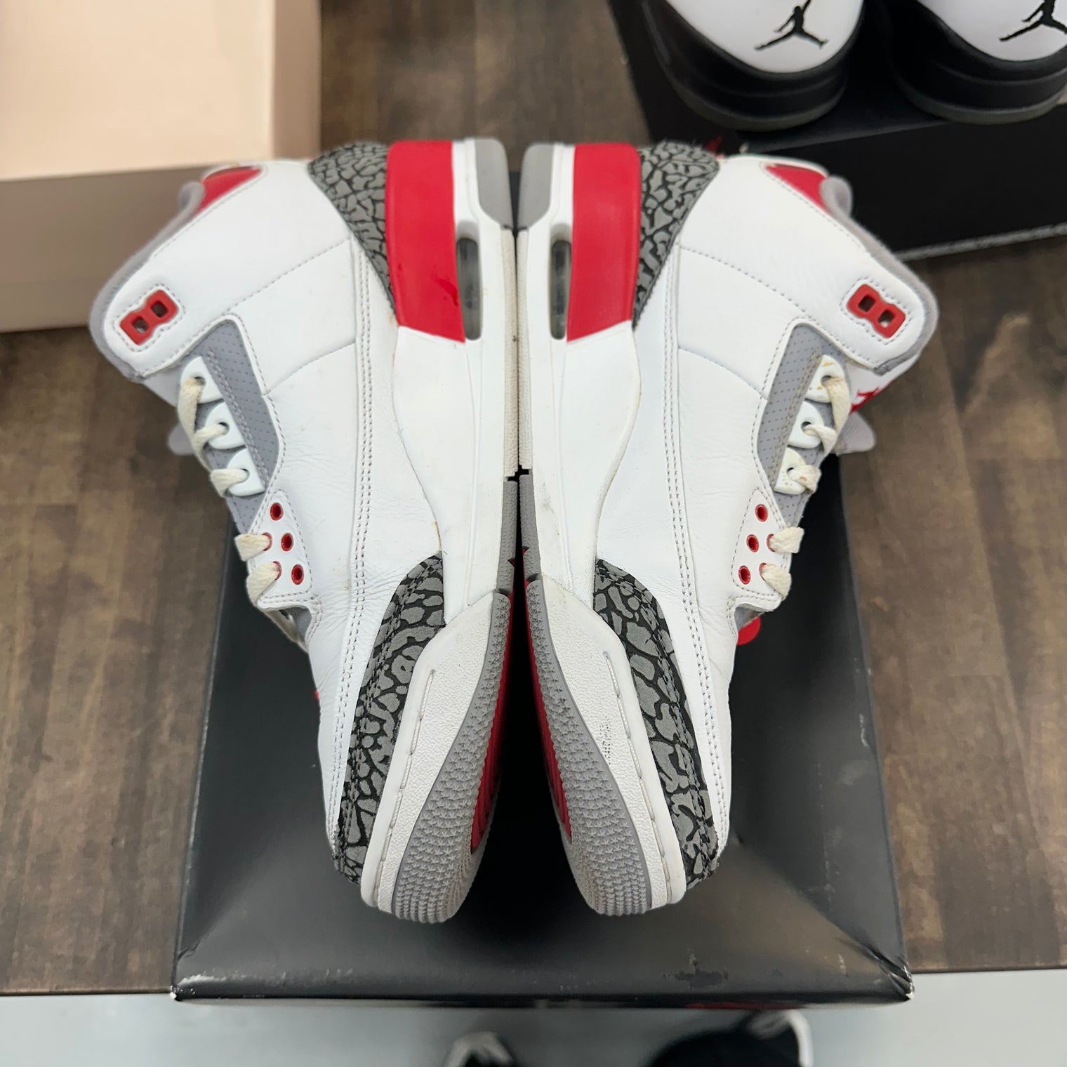 Fire Red Jordan 3 Retro (USED)