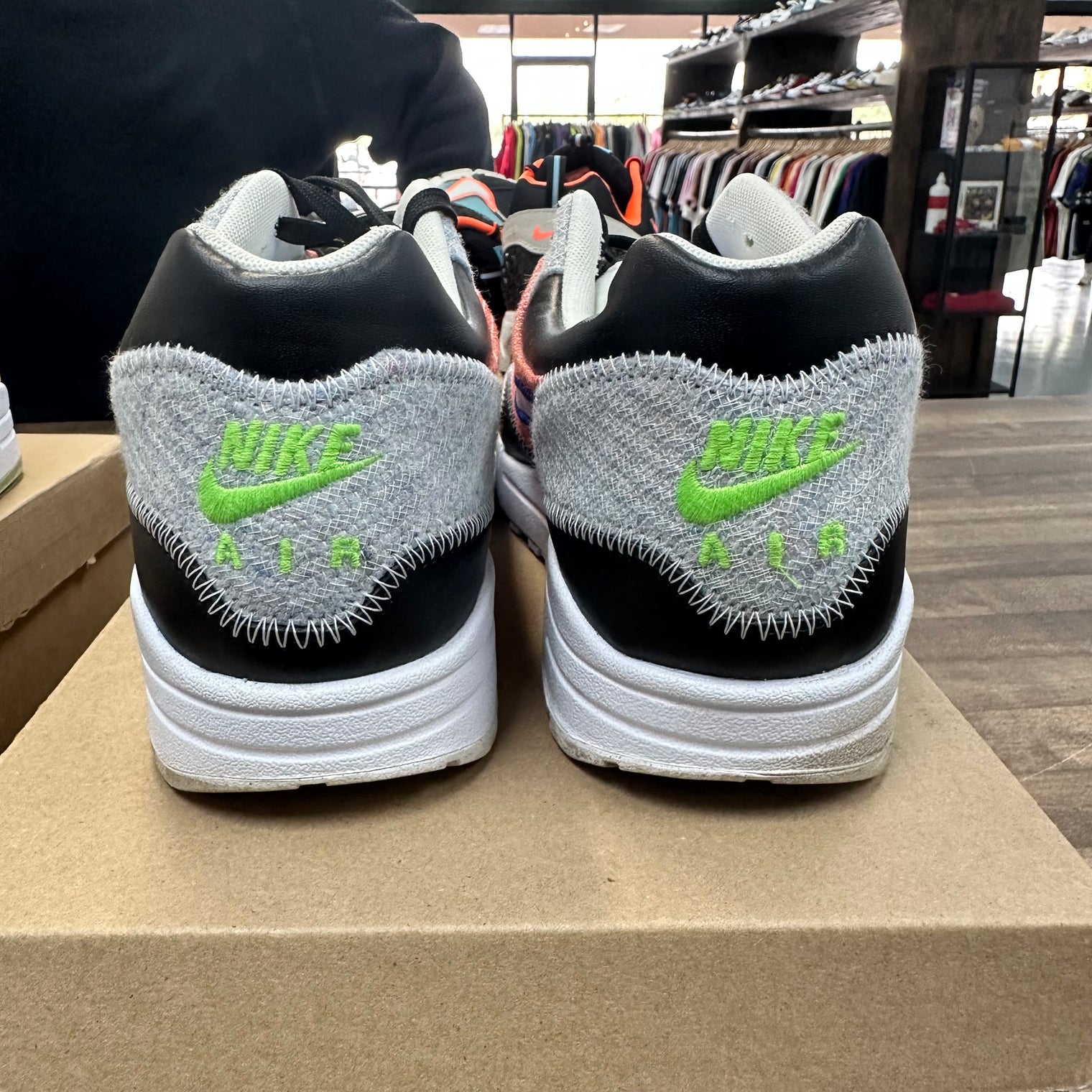 Recycled White Nike Air Max 1 (USED, No Box)