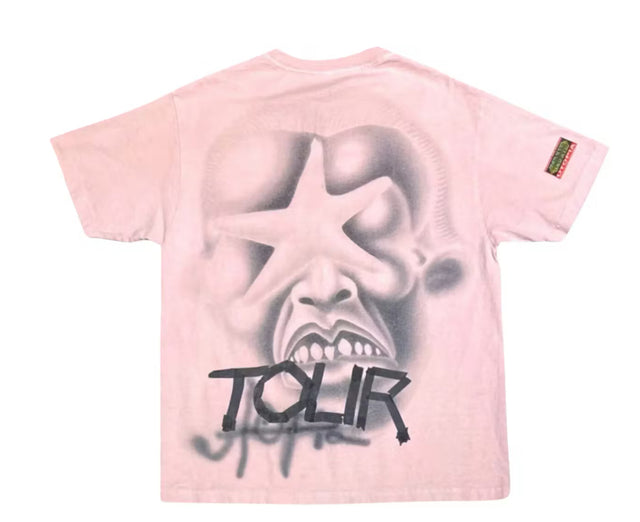 Travis Scott Utopia Circus Maximus Pink Star Tee