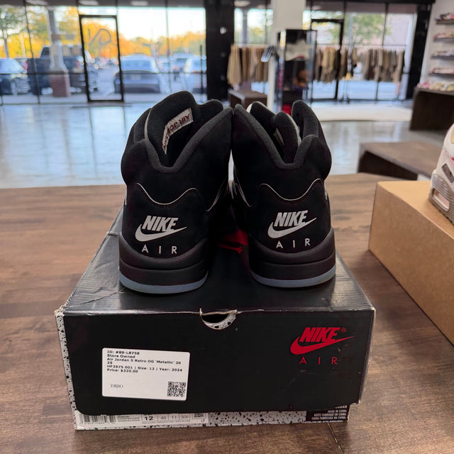Black Metallic Jordan 5 (2025) (USED)