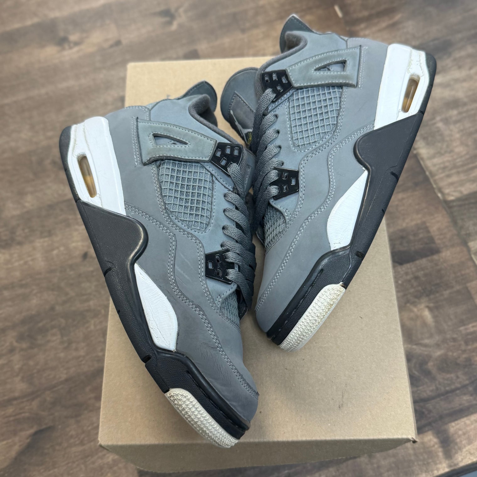 Air Jordan 4 Cool Grey (GS) (Used, No Box)