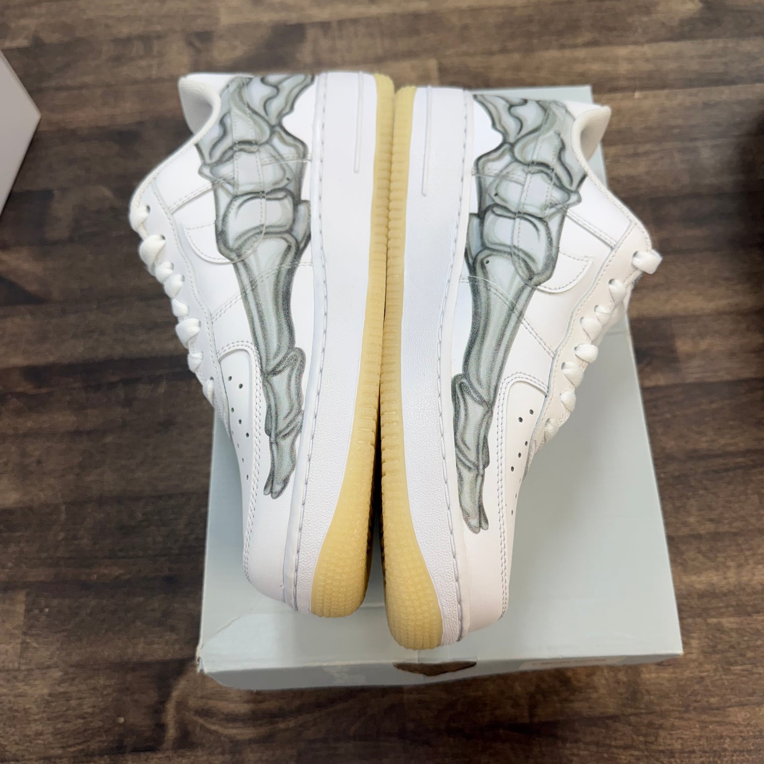 Skeleton Halloween Nike Air Force 1 Low (Lightly Worn)