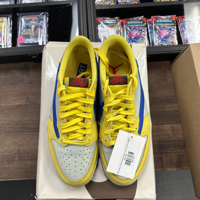 (W) Canary Travis Scott Jordan 1 Low OG SP (USED)