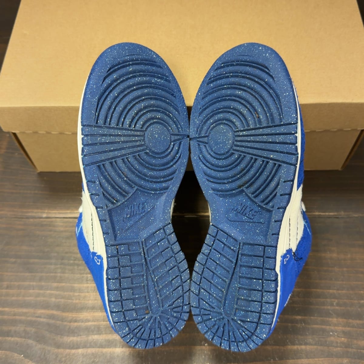 Nike Dunk Low Disrupt 2 White University Blue (Women's) Size 6W (Pre-Owned) - aux