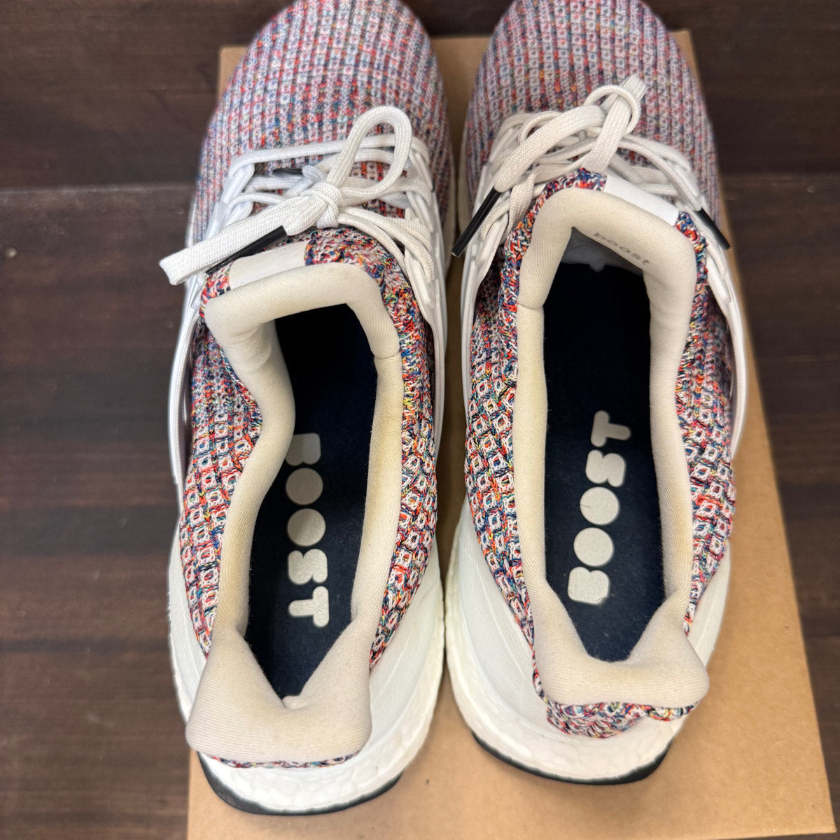 adidas Ultra Boost 4.0 White Multi-Color Size 11 (Pre-Owned) - Image 4