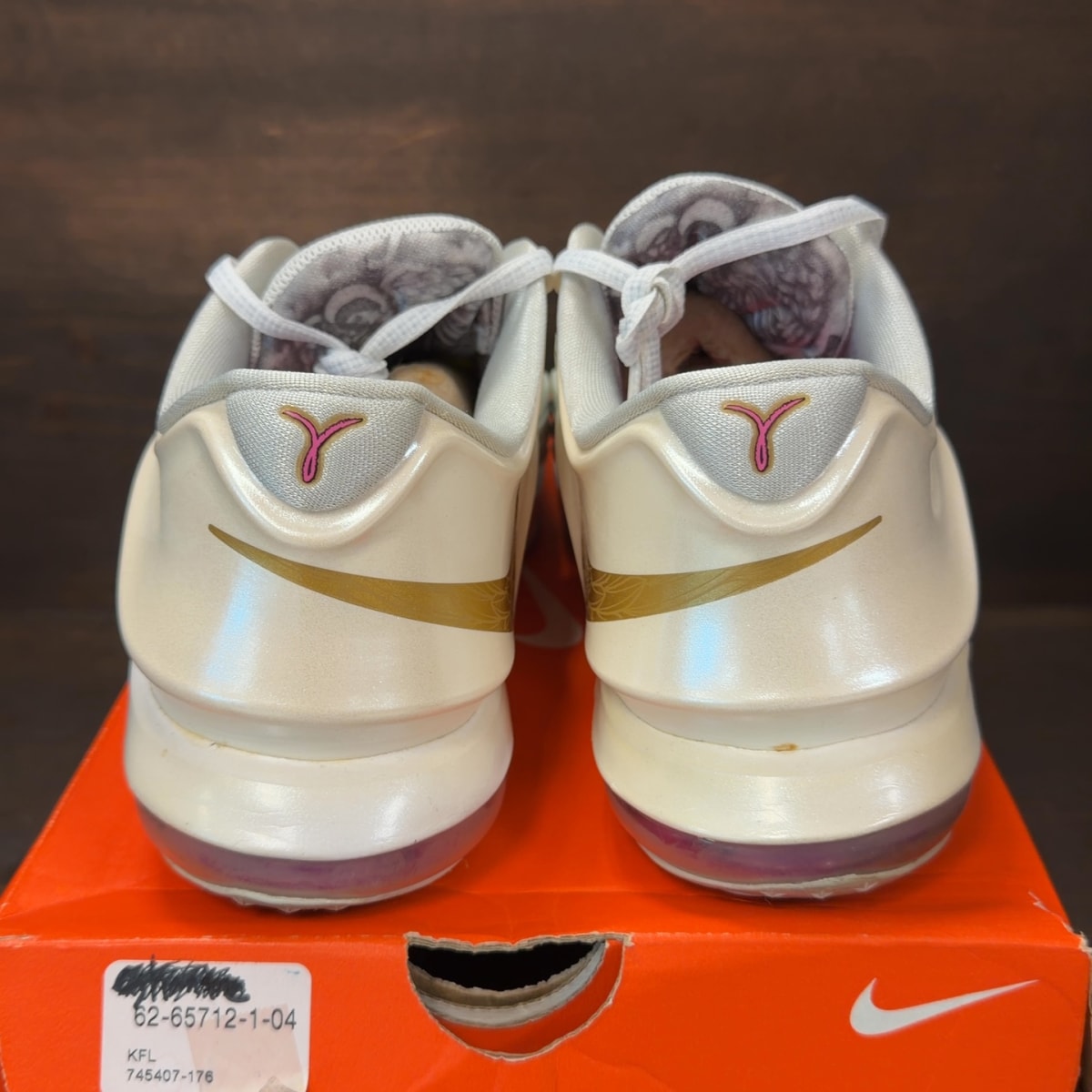 Nike KD 7 Aunt Pearl (GS) Size 6.5Y (Pre-Owned) - aux