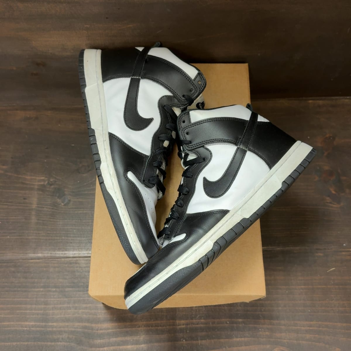 Nike Dunk High Panda Black White (2021/2024) Size 11.5 (Pre-Owned) - back