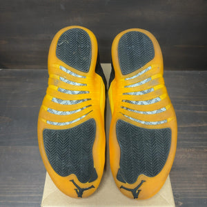 Jordan 12 Retro Black University Gold Size 9.5 (Pre-Owned) - Image 6
