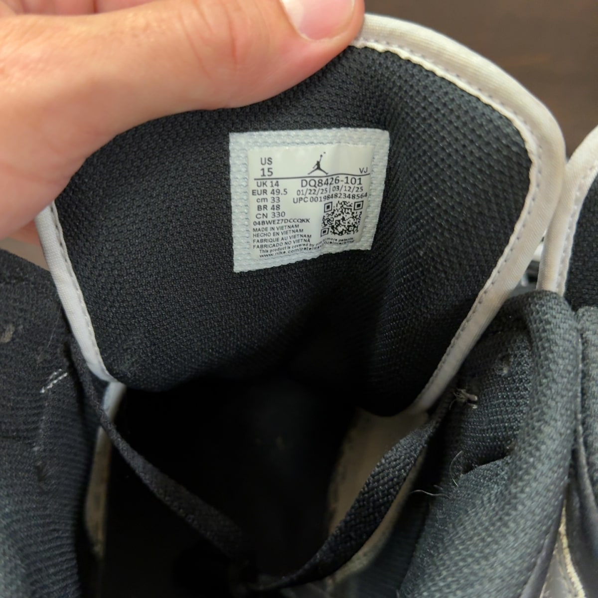 Jordan 1 Mid Barons Size 15 (Pre-Owned) - Image 7