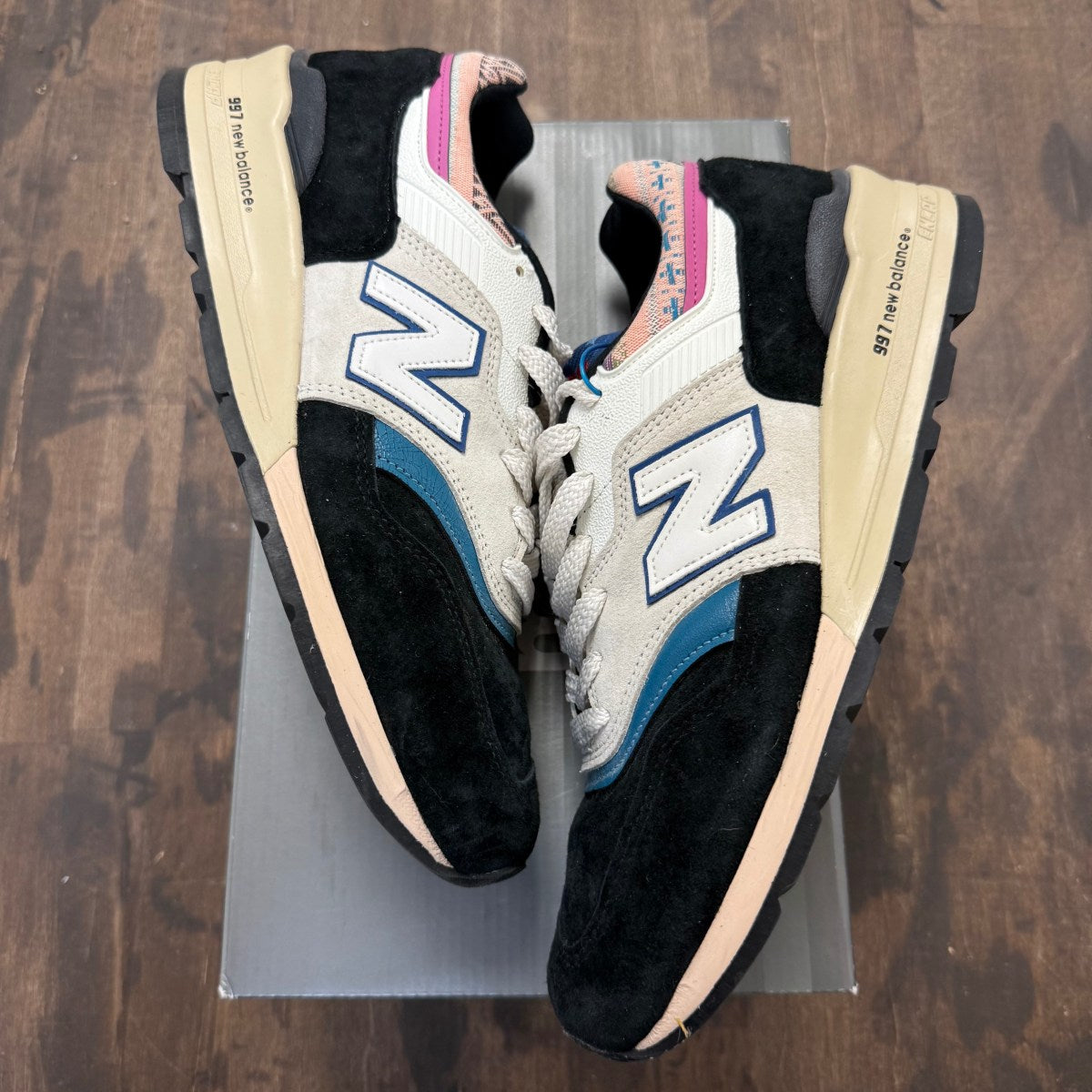 New Balance 997 Black Beige - Image 1