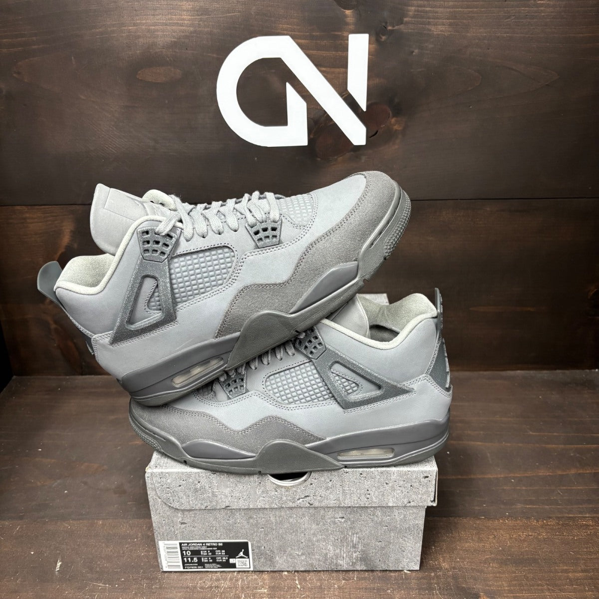 Jordan 4 Retro SE Paris Olympics Wet Cement - Image 1