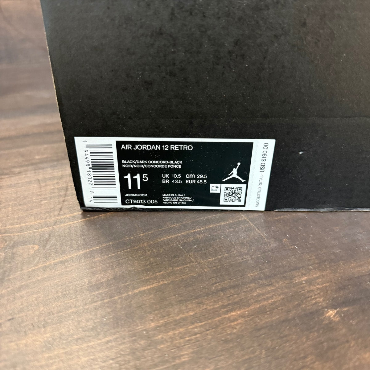 Jordan 12 Retro Reverse Flu Game Size 11.5 (Pre-Owned) - Image 6