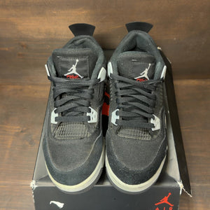 Jordan 4 Retro Black Canvas (GS) Size 6.5Y (Pre-Owned) - tag