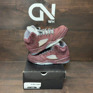 Jordan 5 Retro Burgundy (2023) (GS) Size 6Y (Pre-Owned) - front
