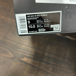 Nike Air Max 95 Big Bubble Family Reunion I-95 Size 9 - aux