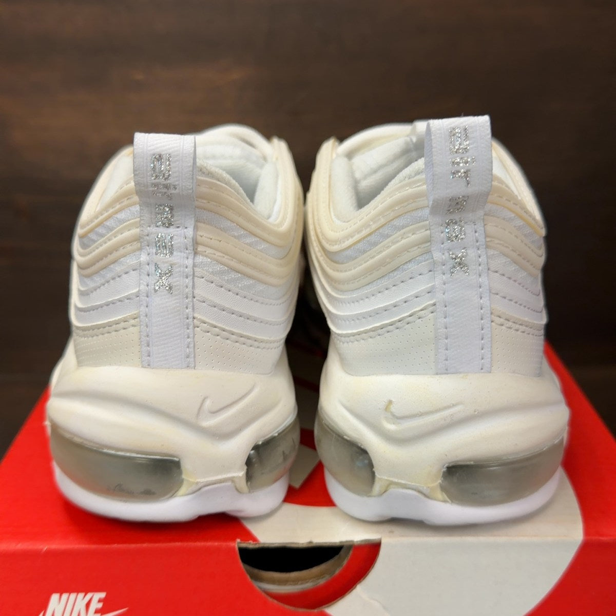 Nike Air Max 97 White Metallic Silver (GS) - Image 5