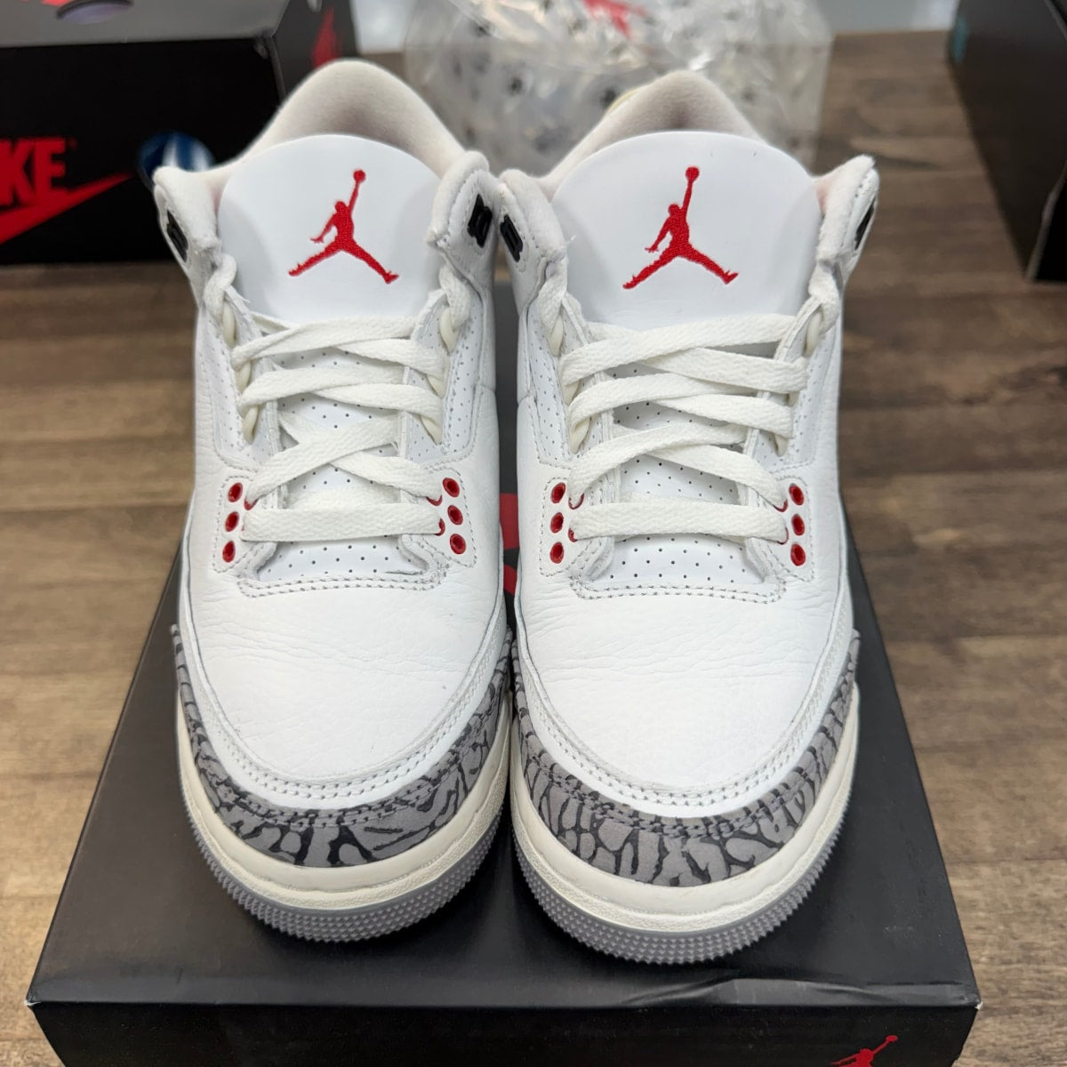 Jordan 3 Retro White Cement Reimagined (GS) Size 5Y (Pre-Owned) - Image 2