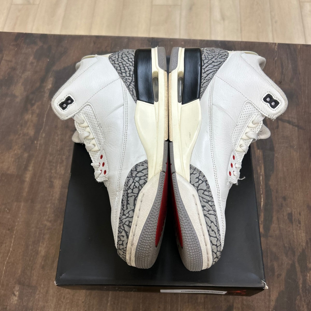 Jordan 3 Retro White Cement Reimagined Size 11.5 (Pre-Owned) - Image 3