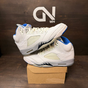 Jordan 5 Retro White Stealth (2021) Size 11 (Pre-Owned) - Image 1
