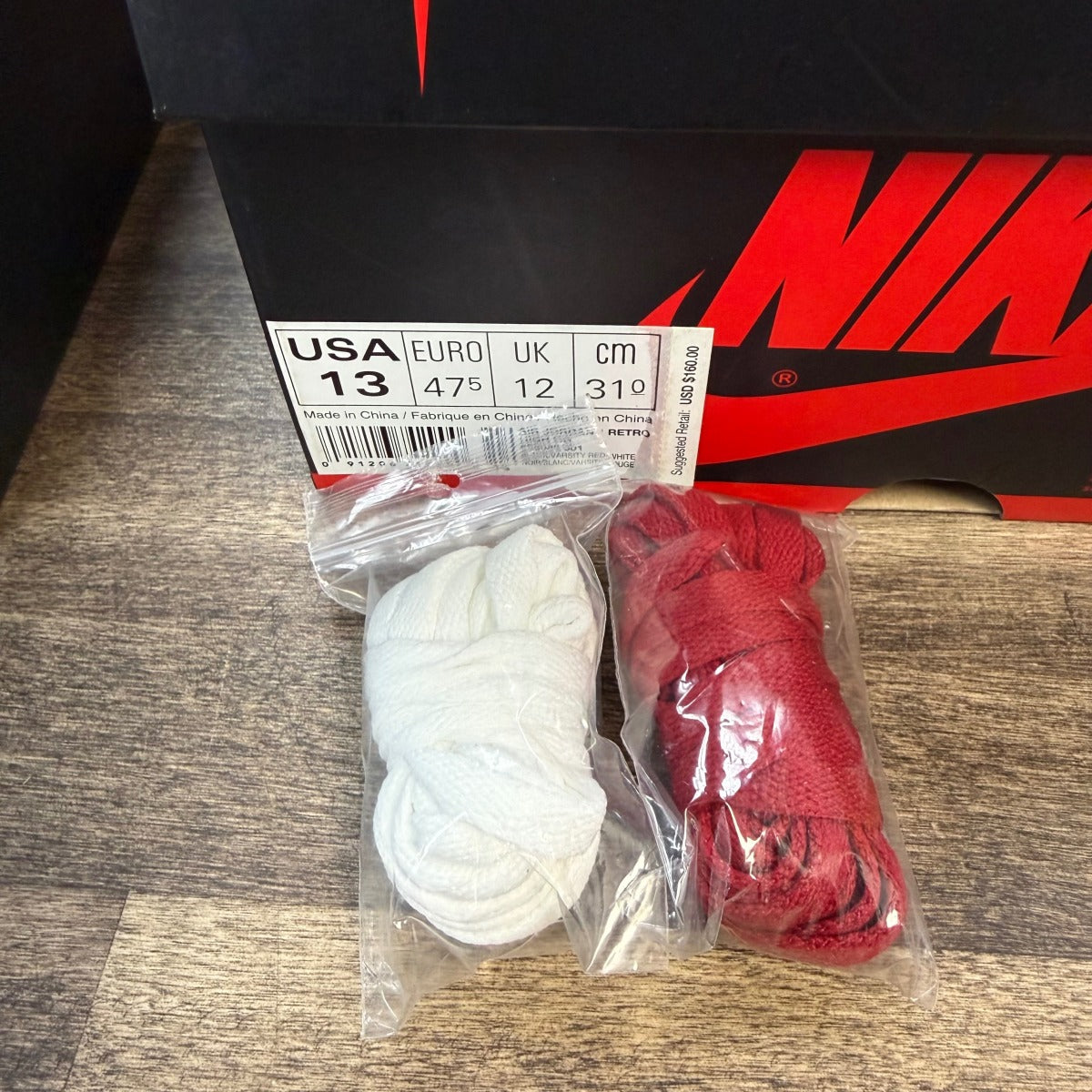 Jordan 1 Retro High Bred Banned (2016) Size 13 (Pre-Owned) - Image 6