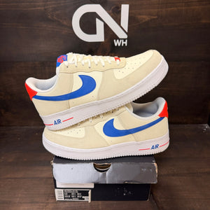 Nike Air Force 1 Low '07 LV8 Coconut Milk Hyper Royal - Image 1