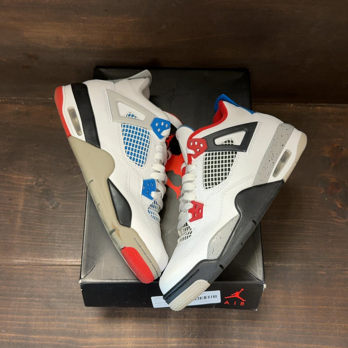 Jordan 4 Retro What The (GS) Size 7Y (Pre-Owned) - back