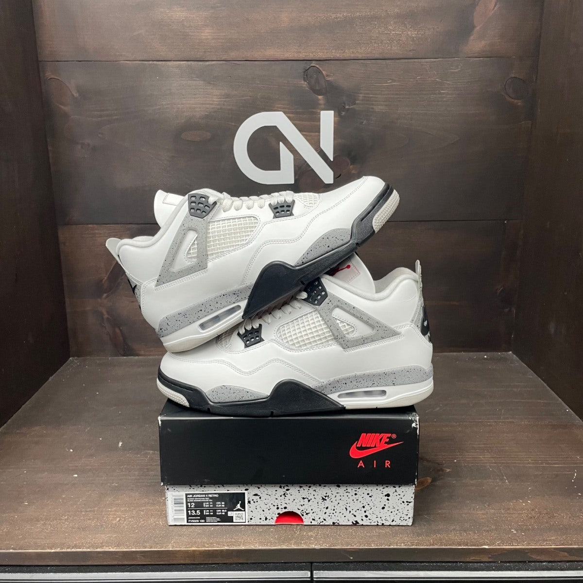 Jordan 4 Retro White Cement (2025) - Image 1