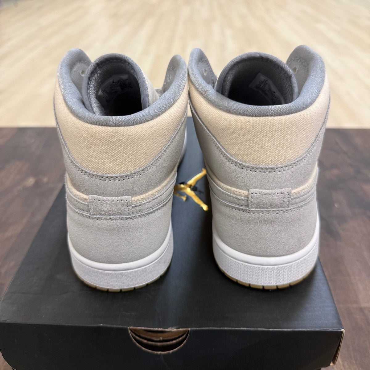 Jordan 1 Mid SE Coconut Milk Particle Grey - Image 3
