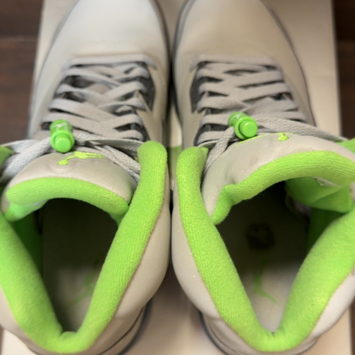 Jordan 5 Retro Green Bean (2022) Size 11.5 (Pre-Owned) - aux