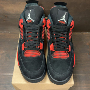 Jordan 4 Retro Red Thunder Size 12 (Pre-Owned) - tag