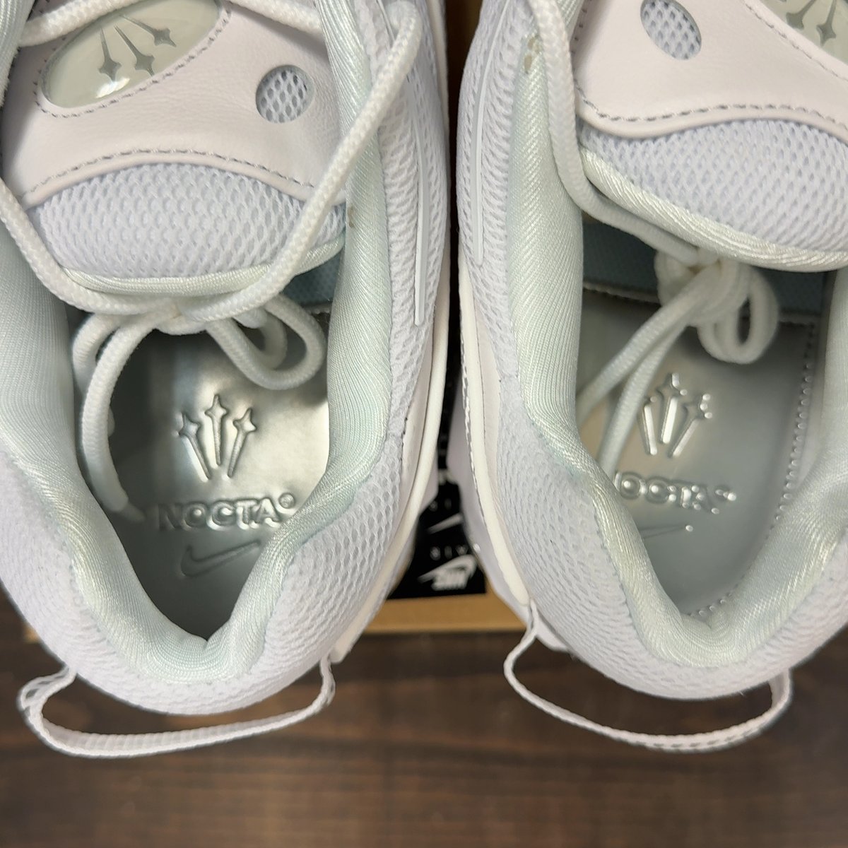Nike NOCTA Glide Drake White Chrome Size 13 - aux