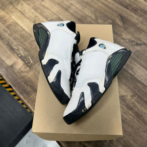 Jordan 14 Retro Oxidized Green (2016) (GS) Size 5 (Pre-Owned) - Image 1