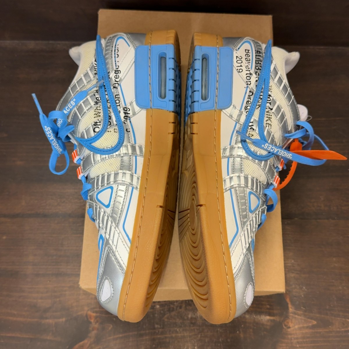 Nike Air Rubber Dunk Off-White UNC Size 12 (Pre-Owned) - Image 4