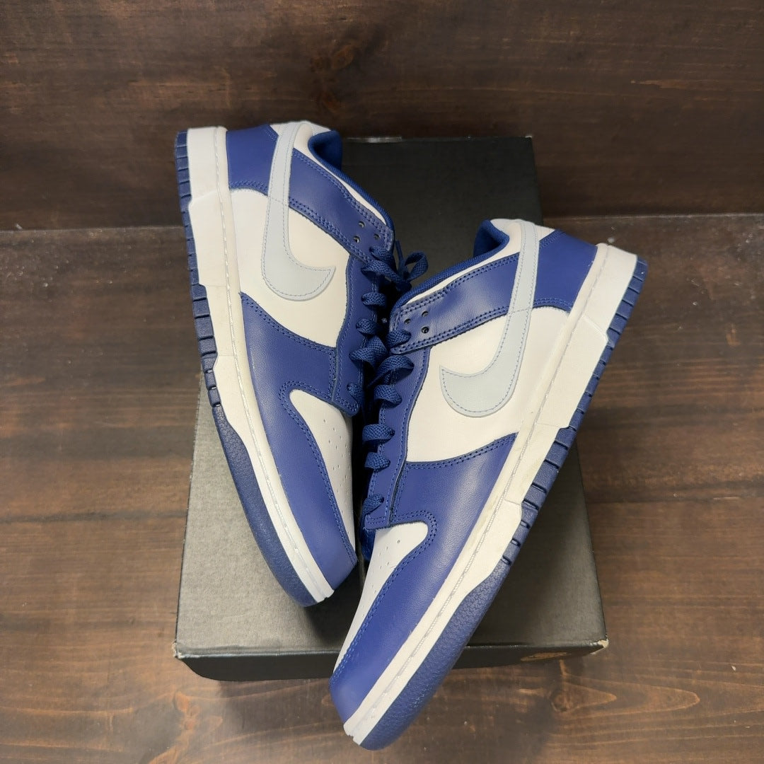 Nike Dunk Low Deep Royal Football Grey Size 13 (Pre-Owned) - Image 2