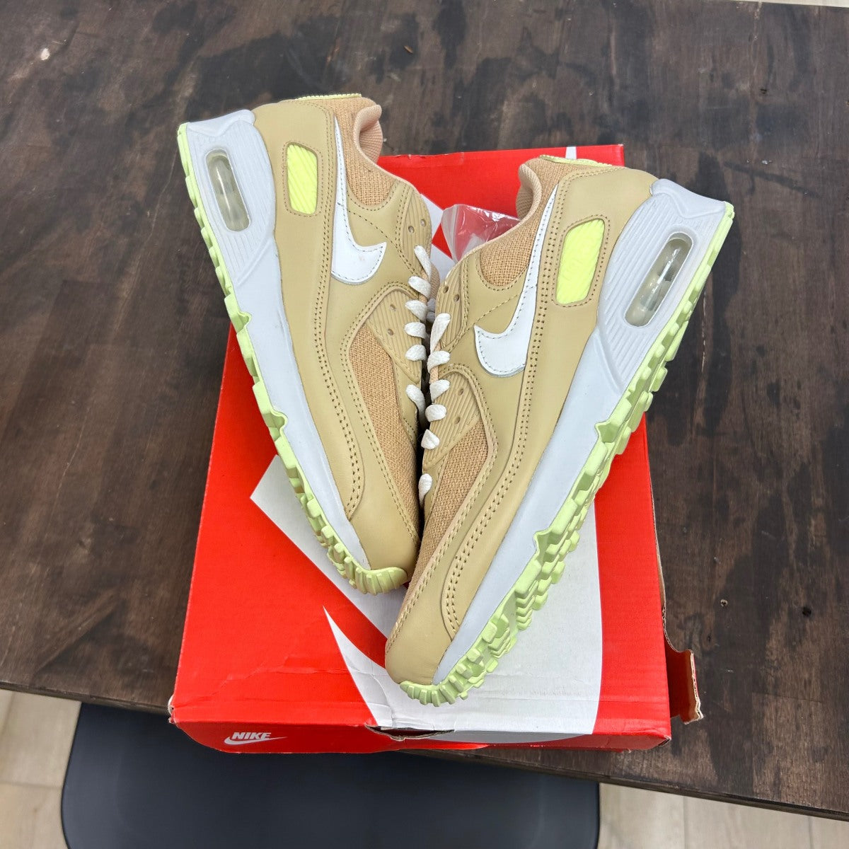 Sesame Nike Air Max 90 (Women's) - Image 1