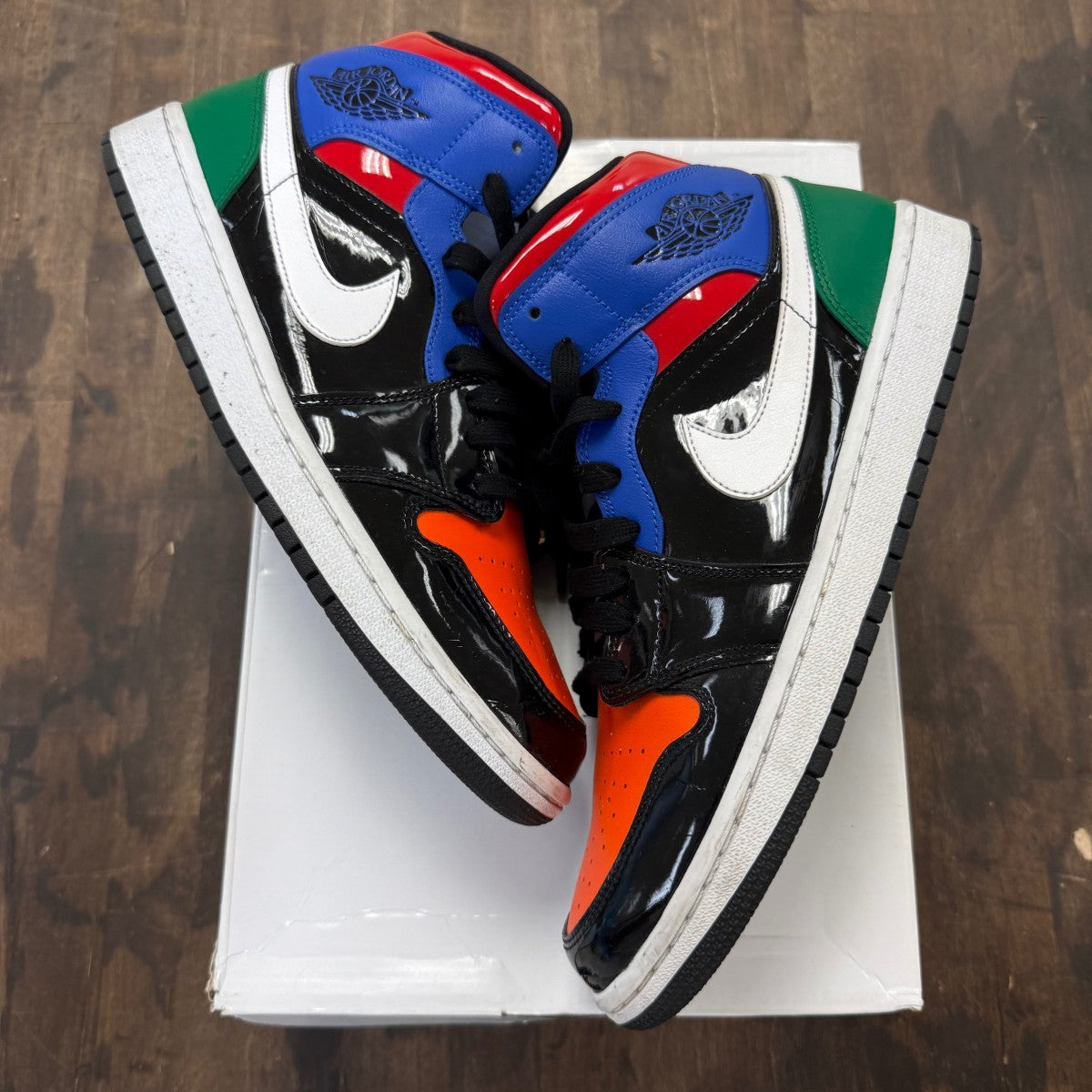 Jordan 1 Mid Multi Patent (Women's) - Image 1