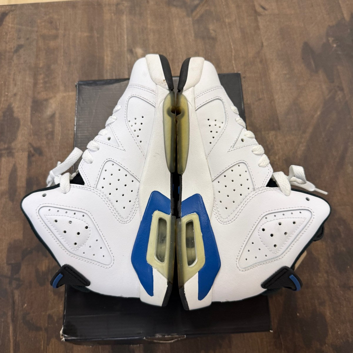 Jordan 6 Retro Sport Blue (2014) (GS) - Image 4