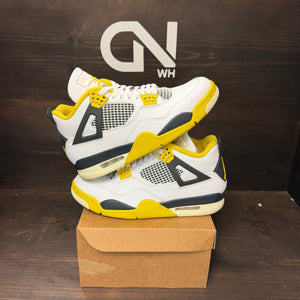 Jordan 4 Retro Vivid Sulfur (Women's) Size 10W (Pre-Owned) - Image 1